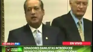 Senadores Danilistas introducen proyecto de Reforma Constitucional