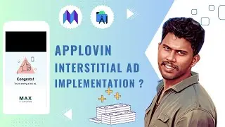 How to implement applovin interstitial ads Android studio with Toast message