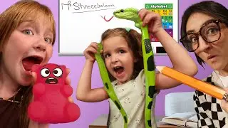 GUMMY vs REAL at SCHOOL!!  Adley sneaks Prank Gummies into class for Niko & Navey (Teacher Surprise)