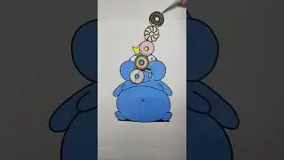 Rainbow Friends BLUE got so fat.. 😱Paper Animation 