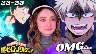 CRYING! DEKU vs BAKUGO | My Hero Academia | S3 Episodes 22-23 REACTION & DISCUSSION