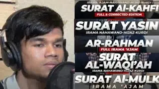 Surah Al Kahf, Yasin, Ar Rahman, Al Waqiah & Al Mulk Muzammil Hasballah