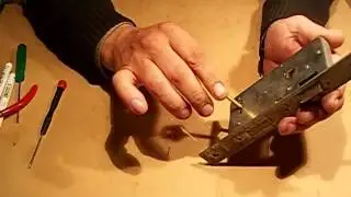 Trick to open a door with its lock locked