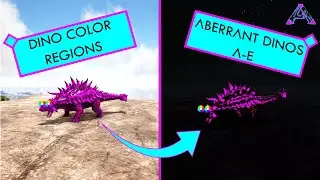 Ark - Dinosaur Color Regions - Aberrant Creatures A-E