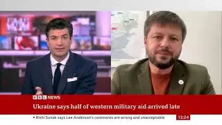 Інтервʼю Максима Доценка для BBC News