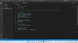 Random password generator python | Python programming | Programming Stars | 