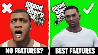 TOP 10 features in GTA SAN ANDREAS that are not in GTA 5 | Violent Bull