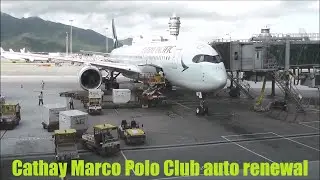 Cathay Pacific auto renews status of their Marco Polo Club members - Apr 2020