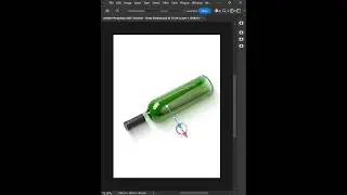 Adobe Photoshop 2025 Tips - How to Create a Drop Shadow for a Glass Bottle 
