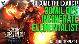 I MADE AN INCINERATE BUILD... and it's AWESOME! | 20mil DPS, 1mil+ EHP [PoE 3.22] - Build Part 1