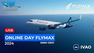 🔵[ LIVE-IVAO ]🔵 ✈️Voando na IVAO | SBBR-SBRJ | A20N | FLYMAX VA | MSFS2020