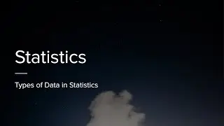 Understanding Types of Data in Statistics | Primary, Secondary, Cross-Sectional, Timeseries and More