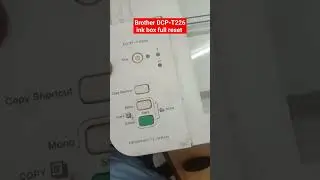 Brother DCP-T226 ink box full 