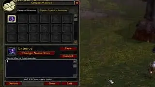 How can you check your latency in Classic WoW