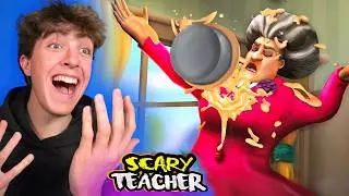 BROMAS A LA PROFESORA MALVADA | Scary Teacher - Parte 4