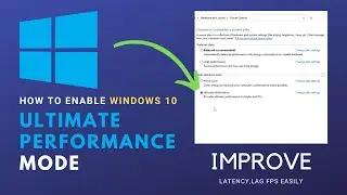 How to Enable Windows 10 ULTIMATE Performance mode Guide 2023