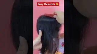 Simple and Cute hairstyle for kids| 💇‍♀️ 
