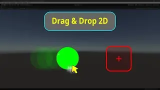 Drag & Drop 2D | World-Space 2D Objects | C# | Unity Game Engine