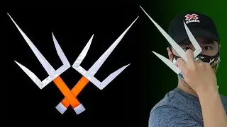 Origami Sai Ninja weapon || How to make paper ninja weapon