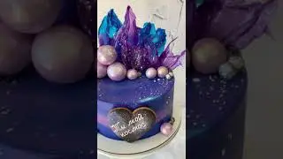Торт в стиле космос