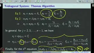 Week 3 : Lecture 14 :  Tutorial Session - 3: Python Coding for Thomas Algorithm