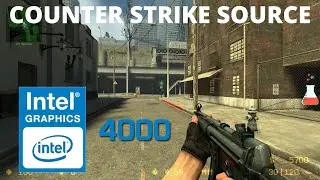 Counter Strike Source Gameplay TEST On Intel HD 4000 Graphics