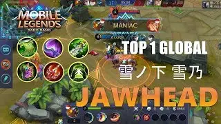 Jagonya Lempar Musuh & Burst Damage [ Top 1 Global Jawhead S13] 雪ノ下 雪乃 - Mobile Legends Bang Bang