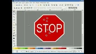 heathenX Inkscape Tutorials: episode 042 - Creating bullet holes on a STOP sign