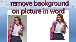 Remove background on picture in word|| Background Remove karein hindi||2007