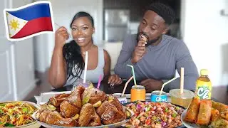 We’re FINALLY Trying FILIPINO FOOD for the First Time!!! MUKBANG 🤯
