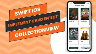 How to Create Card Effect in CollectionView in Swift 5 XCode | Hindi | iOS App Development Easy