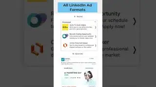 All LinkedIn Ad Formats 