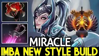 MIRACLE [Luna] Intense Game with Unexpected Build Dota 2