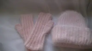 ВЯЖЕМ МИТЕНКИ  С КРАСИВЫМ ПАЛЬЧИКОМ ИЗ ПУХА НОРКИ!!!