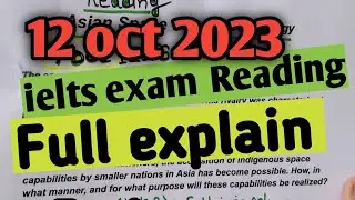 12oct2023 ieltsexam reading answers |Rural transport plan of “Practical action” | IELTS READING TIPS