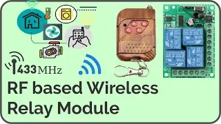 [Device Overview]  RF Based Wireless Relay module with Remote Control