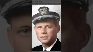 John F. Kennedy in Color - Colorization Timelapse