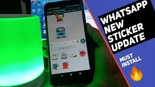 WhatsApp New Sticker Update | How To Install & Use Stickers Feature In Hindi
