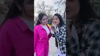 Ko’chada duch kelgan qizlar bilan qo’shiq kuyladik 😊