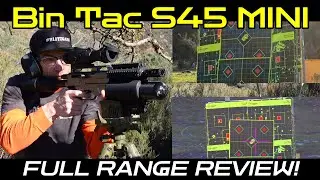 The BinTac B&W S45 MINI 457 Semi Auto PCP Full REVIEW AND RANGE TEST! The BEST SEMI AUTO FOR 2022