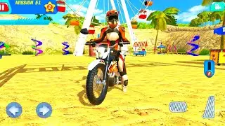 Offroad Motor Bike Driving 2021 - Coast Guard Beach Rescue Team