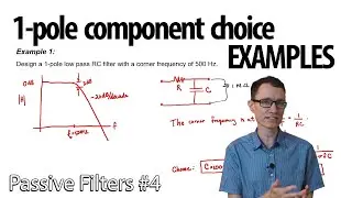 Example problems for 1-pole filters with design freedom (4 - Passive Filters)