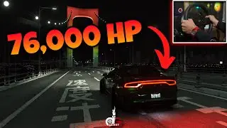 76,000HP Dodge Charger SRT Hellcat - Assetto Corsa | Thrustmaster Wheel Gameplay