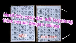 Cara mengatasi hasil foto copy dari adf feeder terpotong/bergeser kebawah tidak sesuai aslinya