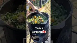 Чакапули -весеннее, традиционное, ароматное рагу из барашка или телятины с добавлением зелени и вина