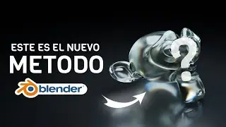 COMO CREAR MATERIALES UNICOS y RAROS en BLENDER con UN CLICK 🔥