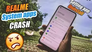 Realme settings app not working | Realme system app crash