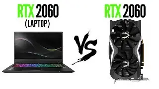 RTX 2060 Laptop vs RTX 2060 Desktop | RTX 2060 Laptop Benchmarks | H-Tech