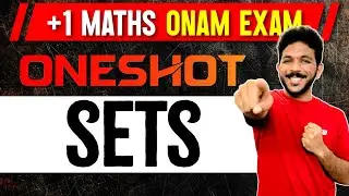 Plus One Maths Onam Exam | Chapter 1 | Sets | Oneshot | Exam Winner Plus One