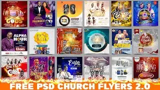 FREE PSD CHURCH FLYER 2.0 - 100% EDITABLE - PHOTOSHOP FILES